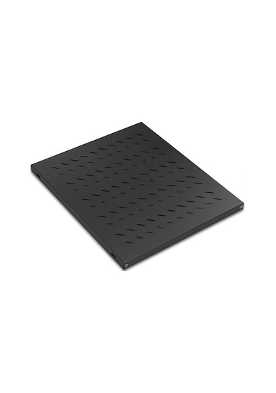 AGER Dikili Tip 19" 1U D800mm için Sabit Siyah Raf Modülü AA-SBT80-A-S1