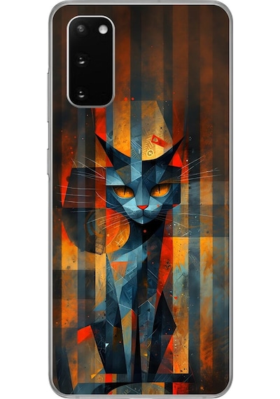 Samsung Galaxy S20 Uyumlu Şeffaf Kılıf Aesthetic 2 Tasarımlı
