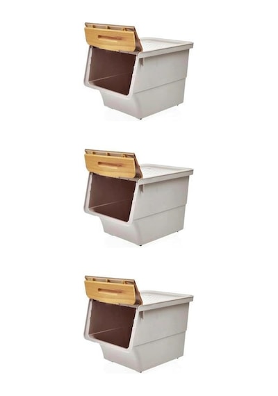 Motek Patateslik Soğanlık Sepeti Oyuncak Kutusu Tekerlekli Organızer Çok Amaçlı Kutu 6x12lt-bambu+krem Motek Patateslik Soğanlık Sepeti Oyuncak Kutusu Tekerlekli Organızer Çok Amaçlı Kutu 6x12lt-bambu+krem