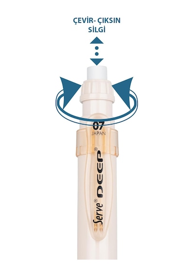 Serve Deep Uçlu Kalem Toprak Tonları 0.7 Mm 6'lı Set