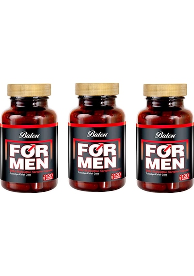 Balen For Men Bitkisel Karışım Formen Erkekler için 120 Kapsül 3 Adet