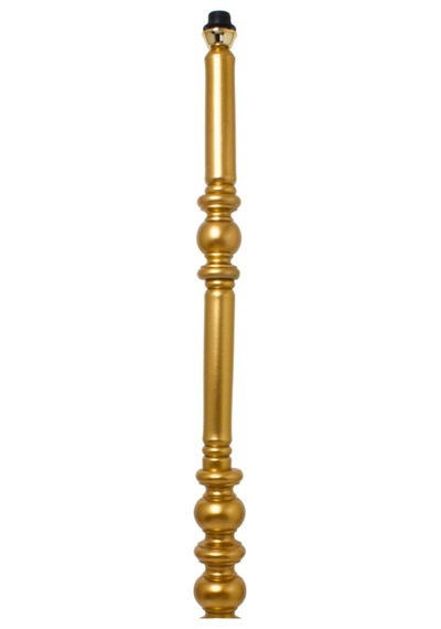 Ahşap Gold Lambader Ayak Vintage Model 140cm La77821 Gold