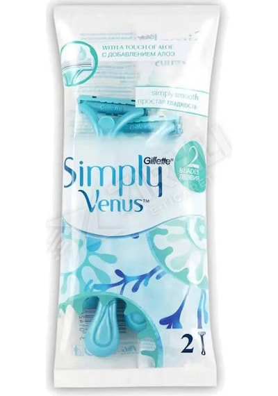 2 Adet Gillette Venus Sımply 2 Bıçak 4 Lü Poşet