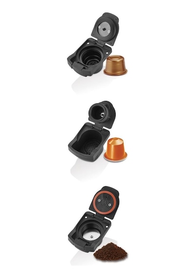 Kiwi Kcm-7597 Multikapsül Kahve Makinesi Beyaz Nespresso / Tchibo / Toz Kahve İle Uyumlu Beyaz