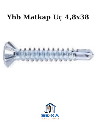 Yhb Matkap Uç 4,8x38 Çinko 25 Adet 4.8 x 38 MM