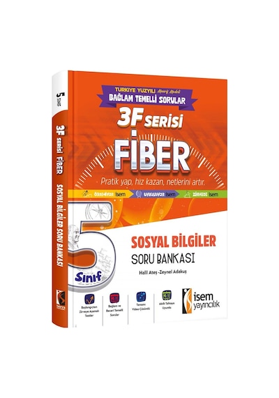 İsem 5. Sınıf Fiber Sosyal Bilgiler Soru Bankası İsem Yayıncılık
