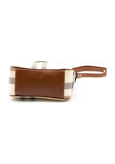Silver Polo Sp884 Kadın Çapraz Çanta Ekose Krem-taba