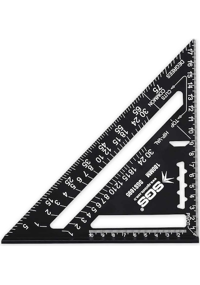 Sgs Alüminyum Üçgen Gönye 180 Mm Sgs1695