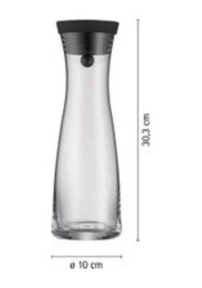 Wmf Siyah Kapak Basic Karaf 1lt Cam Malzeme İle Şık Ve Modern Su Sunumu İçin Tasarlandı