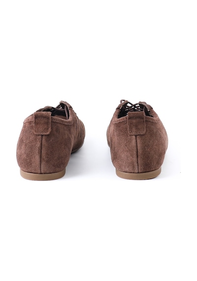 Tuna Hakiki Deri Kahverengi Süet Kadın Sneaker - Rgn3196 Kahverengi