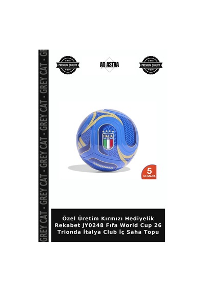 Özel Üretim Kırmızı Hediyelik Rekabet Jy0248 Fıfa World Cup 26 Trionda İtalya Club İç Saha Topu Çok Renkli