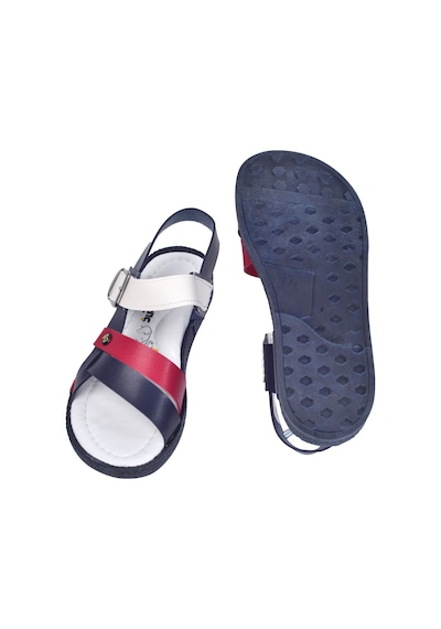 Kiko Kids Kiko Şb 2517-26 Orto pedik Erkek Çocuk Sandalet Terlik Lacivert - Lacivert - Kırmızı