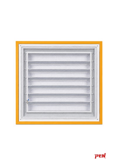 Alüminyum Banyo Wc Havalandırma Menfezi 36x36 Beyaz Seri