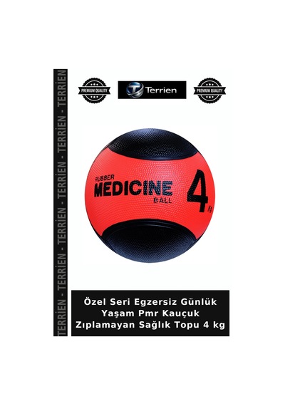 Özel Seri Egzersiz Günlük Yaşam Pmr Kauçuk Zıplamayan Sağlık Topu 4 Kg