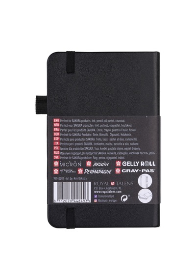Sakura Sketchbook Sert Kapak Eskiz Çizim Defteri A6 140 Gr. Siyah