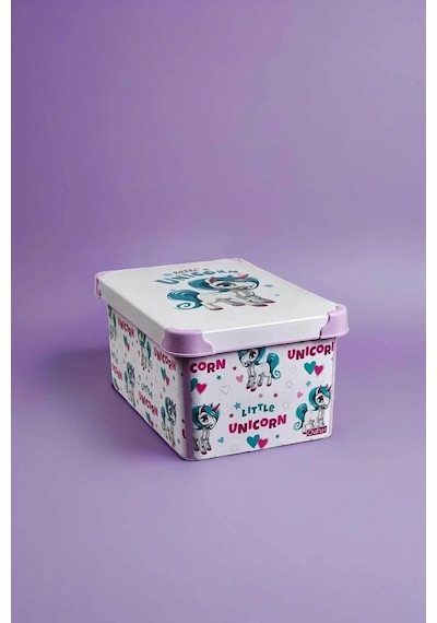 Style Box Unicorn 10 L Dekoratif Saklama Kutusu Çok Renkli