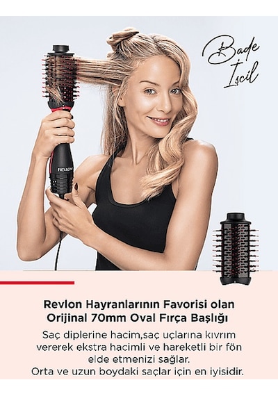 Revlon Rvdr5371 One Step Blow Dry Multi Air Styler 5'i 1 Arada Saç Kurutma Ve Şekillendirici Siyah