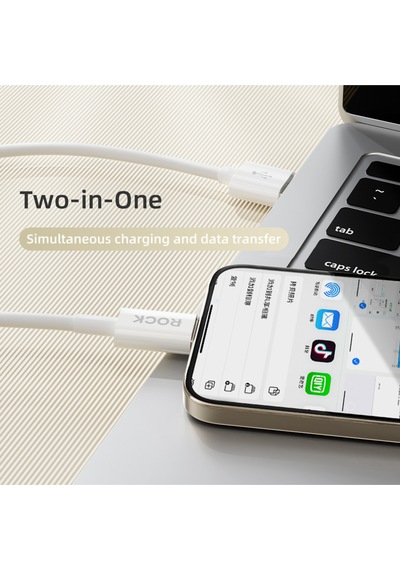 P8 Usb To Lightning 27w 100cm Kablo Beyaz