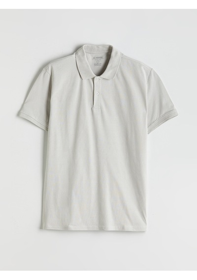 Lcwaıkıkı Classic Gri Polo Yaka Kısa Kollu Pike Erkek Tişört