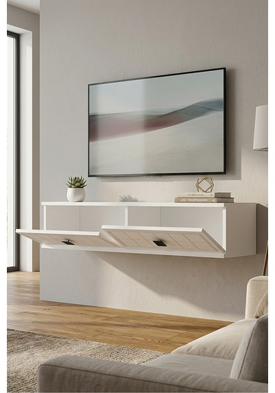 Tda1205a Yuka Duvara Montaj Tv Stand Antrasit 120cm