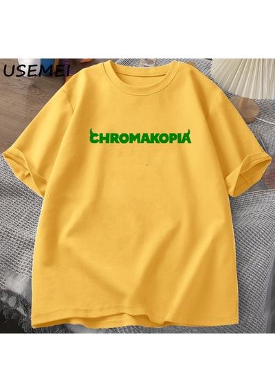 Flood Of Style Tyler The Creator Chromakopia Tour T Shirt Men Casual Cotton Hip Hop Music Fans T-shirt High Sarı
