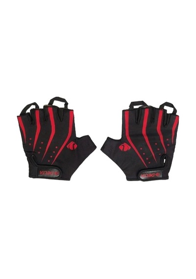 Delta Modern Cool Fitness Eldiveni Siyah - Kırmızı