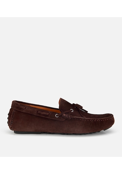 Hotiç Erkek Süet Deri Kahverengi Fiyonk Detaylı Günlük Loafer 02ayh319930a480 02ayh319930a480