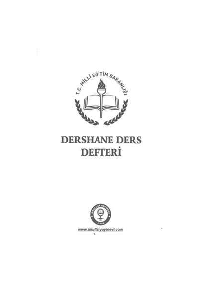 Ders Defteri 6 Ders Yoklamasız Dershane Defteri Karton Kapak
