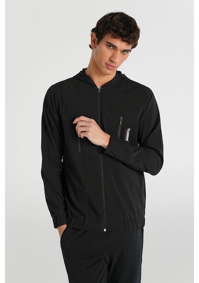 Hummel Jerry Fermuarlı Hoodıe 922212-2001 Siyah