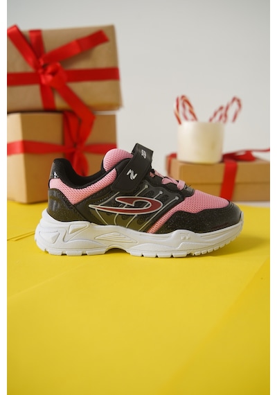 Daxtors Tontik Cırtlı Çocuk Unisex Spor Ayakkabı Pembe