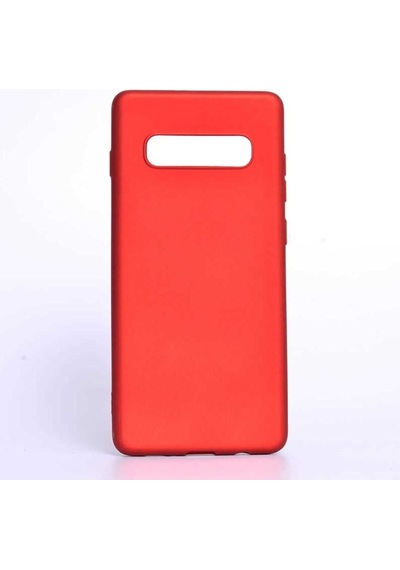 Galaxy S10 Plus Kılıf Zore Premier Silikon Kapak Kırmızı