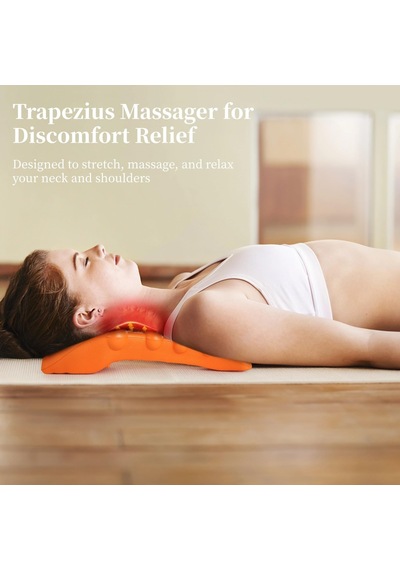14 Basınç Noktalı Trapezius Boyun Ve Omuz Masajı, Doku Rahatlatma İçin Tetik Nokta Aleti, Duruş Düzeltme Ve Kas Düğümünü Giderici