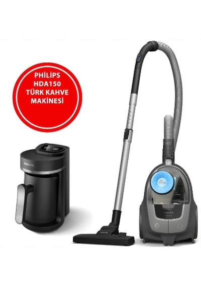 Philips XB2142/10 850 W Toz Torbasız Süpürge + Türk Kahve Makinesi