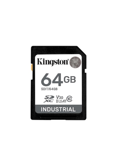 Kingston Sdıt/64gb Sdhc Industrial -40c To 85c C10