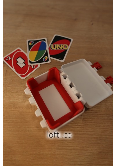 Uno Kart Oyunu Saklama Kutusu - Uno Kart Kutusu