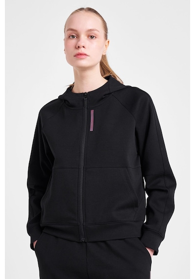 Lescon Kadın Fermuarlı Kapüşonlu Sweatshirt 25n-2133 Siyah