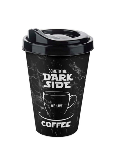 Dark Side Coffee Bardak 400 Ml Siyah