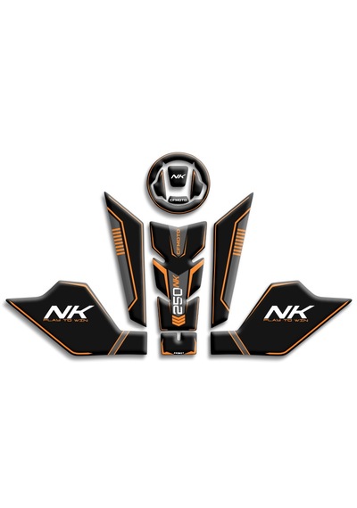 Cf Moto 250 Nk Tank Pad Set 2023/2024 Uyumlu 02 Çok Renkli