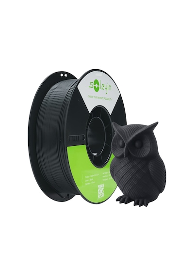 Soleyin Ultra Pla Mat Siyah Filament 1.75 Mm. 1kg.