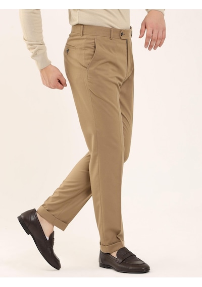 Dufy Camel Erkek Regular Fit Pantolon - 97739 Camel