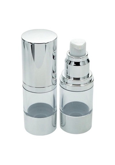 Gümüş Airless Krem Şişesi 15 Ml