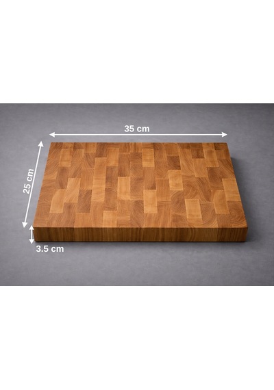 Meşe Ağacı End Grain Kesme Tahtası