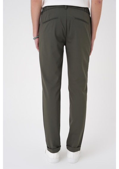 Efor Comfort Fit Beli Lastikli Haki Jogger Pantolon P 1184 Haki