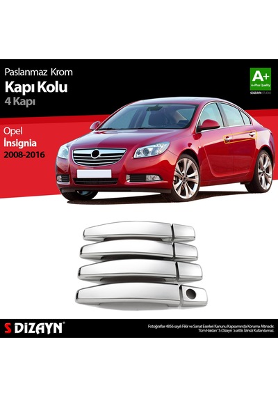 S-Dizayn Opel Insignia Krom Kapı Kolu 4 Kapı 2008-2016
