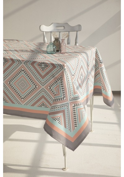 Ays Home Mint Etnik Desen Yemek Masası Örtüsü