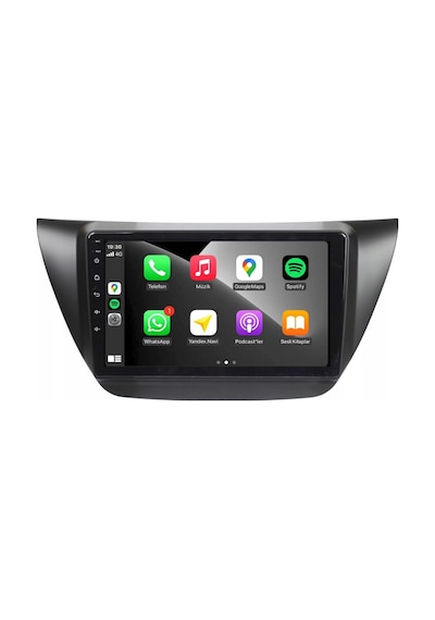 Mitsubishi Lancer Araç Multimedya Android Ekran Carplay Double Teyp 4+64 9" 04-08 Black Cadence
