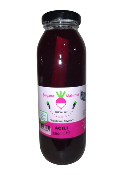 Şalgamcı Mahmut Cam Şişede Taneli Şalgam 24 x 250 ML