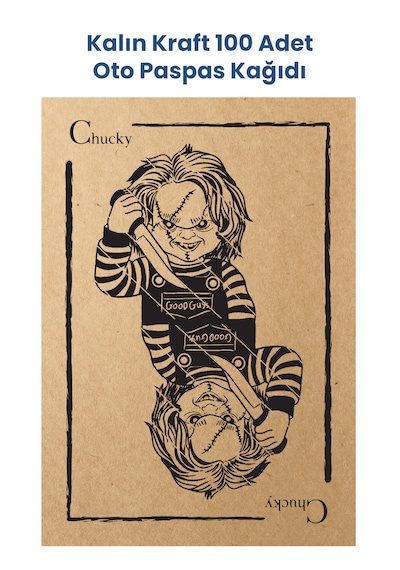 Kraft 120g Kalın Chucky Oto Paspas Kağıdı 100 Adet 35x50cm