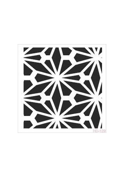 Hd129 Home Dekor Stencil 45x45