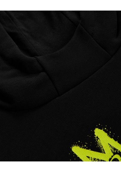 Skechers B Heavy Weight Fleece Hoodie Sweatshirt Büyük Erkek Çocuk Siyah Sweatshirt Sk232184-001 Siyah